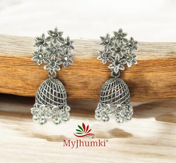 Oxidised Jhumka Earring For Women